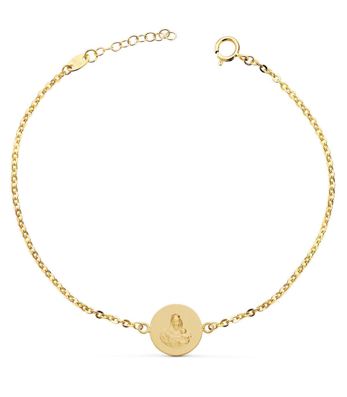 Bracciale scapolare 10 mm in oro 18kt 20 cm