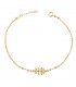 Bracciale Croce Caravaca oro 18kt 20cm