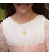 medalla cristo de oro