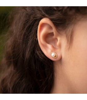 Parure de bijoux Fille Or Jaune 18K Perle