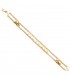Bracelet avec prénom et éléphants or 18K. Bracelet personnalisable pour femme
