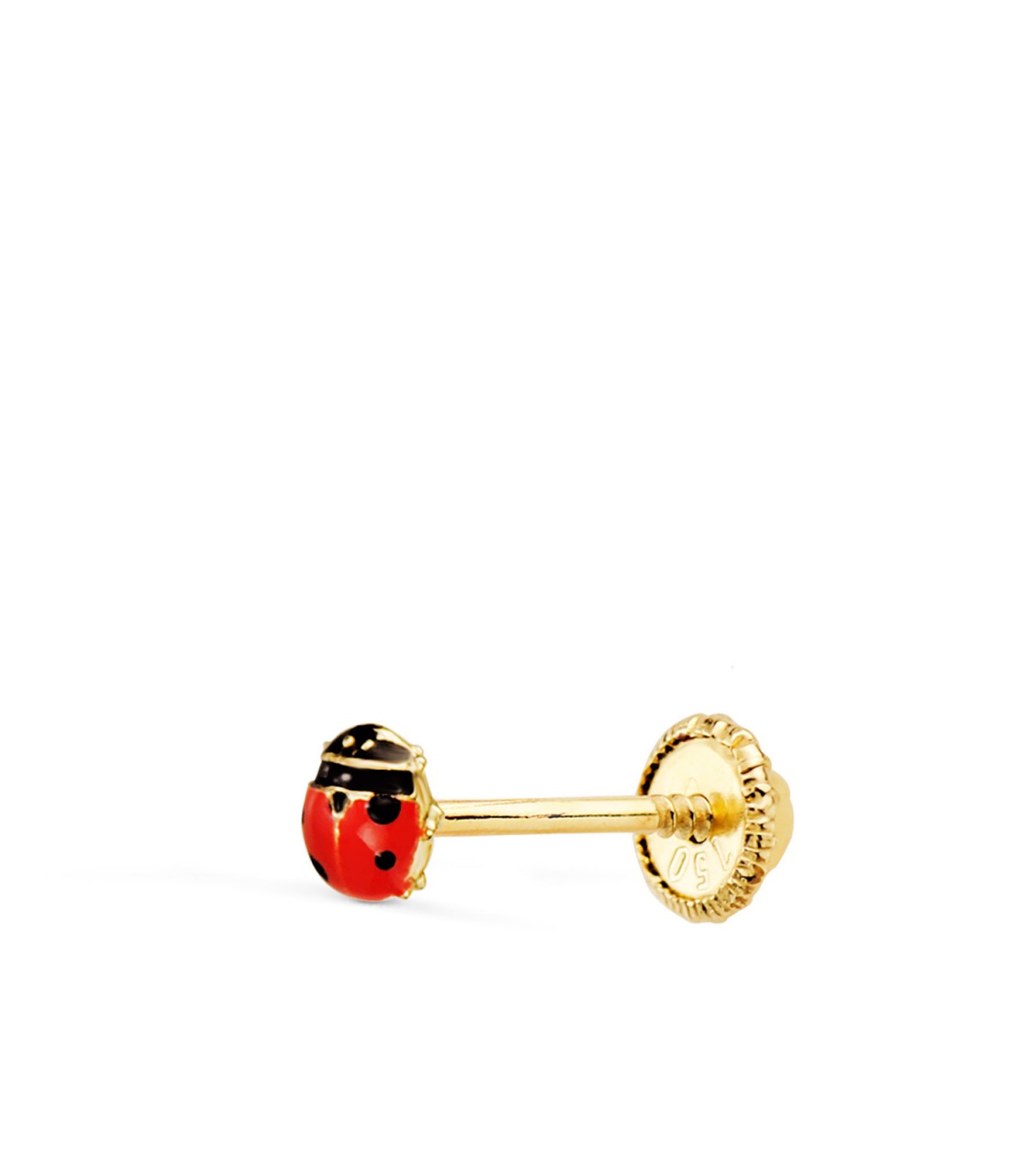 Piercing en forme de coccinelle, Boucles d'oreilles pour le deuxième trou - Piercing d'oreille
