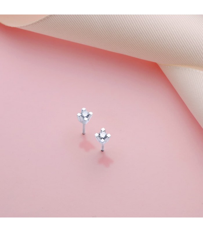 Pendientes Decia Diamantes 0.200 Qtes. OB 18K | joyería online, comprar dormilonas diamantes