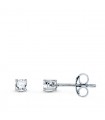 Boucles d'oreilles Diamants Elaia 0.200 Ct. Or Blanc 18K