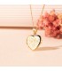 Pendentif porte photo Coeur Or 18 K 20 MM