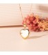 Pendentif porte photo Coeur Or 18 K 20 MM