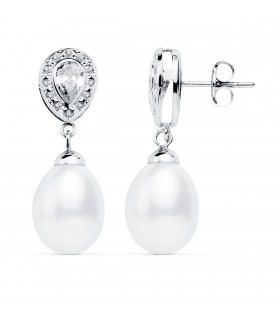 Orecchini Sposa Marisa oro bianco 18 carati
