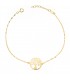Pulsera Árbol de la vida oro 18K 20 cm - pulseras mujer - pulseras mamá - pulseras de oro