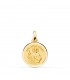 Médaille Or 18K Saint Judes Thaddeus 16mm Bisel
