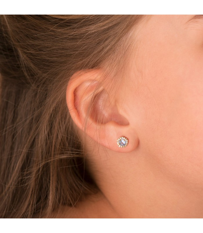 pendientes de niña en oro