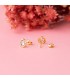 Orecchini Aria acquamarina oro giallo 18kt 7mm