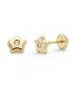 Pendientes oro amarillo Faina 18 Ktes