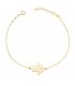 Pulsera Mano de Fátima oro 18 Kilates - pulseras mujer - pulseras mamá - pulseras de oro