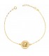 Bracciale donna Medusa oro 18 carati