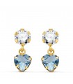 Pendientes mujer Marbella Oro 18K Aguamarina