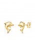 Orecchini delfino oro giallo 18Kt 8mm