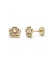 Pendientes de oro amarillo Nadina 18 Ktes
