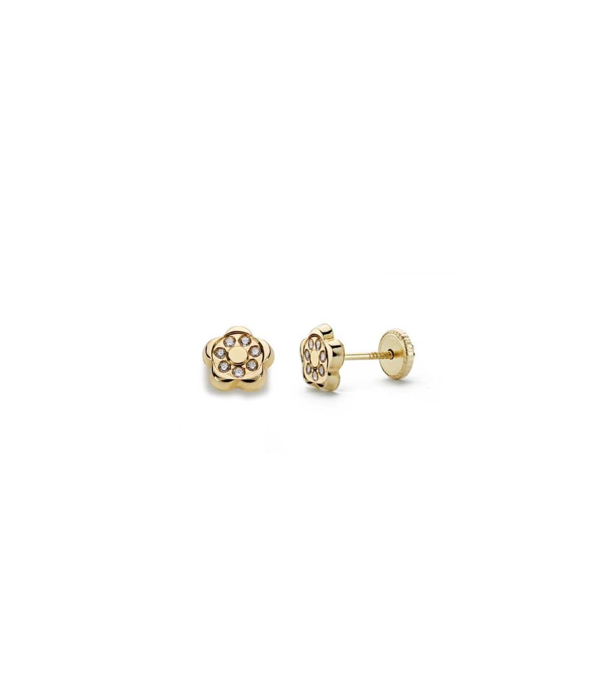 Boucles d'oreilles or jaune Nadina 18 carats