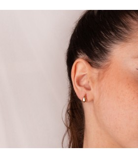 Trendige Ohrringe aus 18K Gelbgold - Tropfen Form 10 mm – elegant und stilvoll