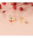 pendientes de bebe cerezas