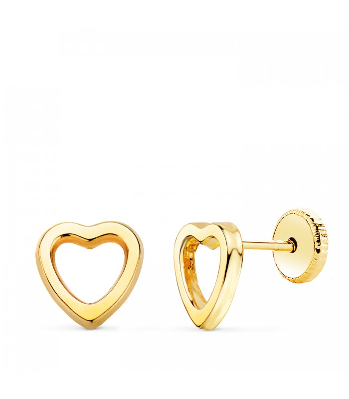 Boucles d'oreilles en or Lucy 18 carat. Boucles pour femmes.
