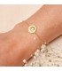 Bracelet femme méduse or 750