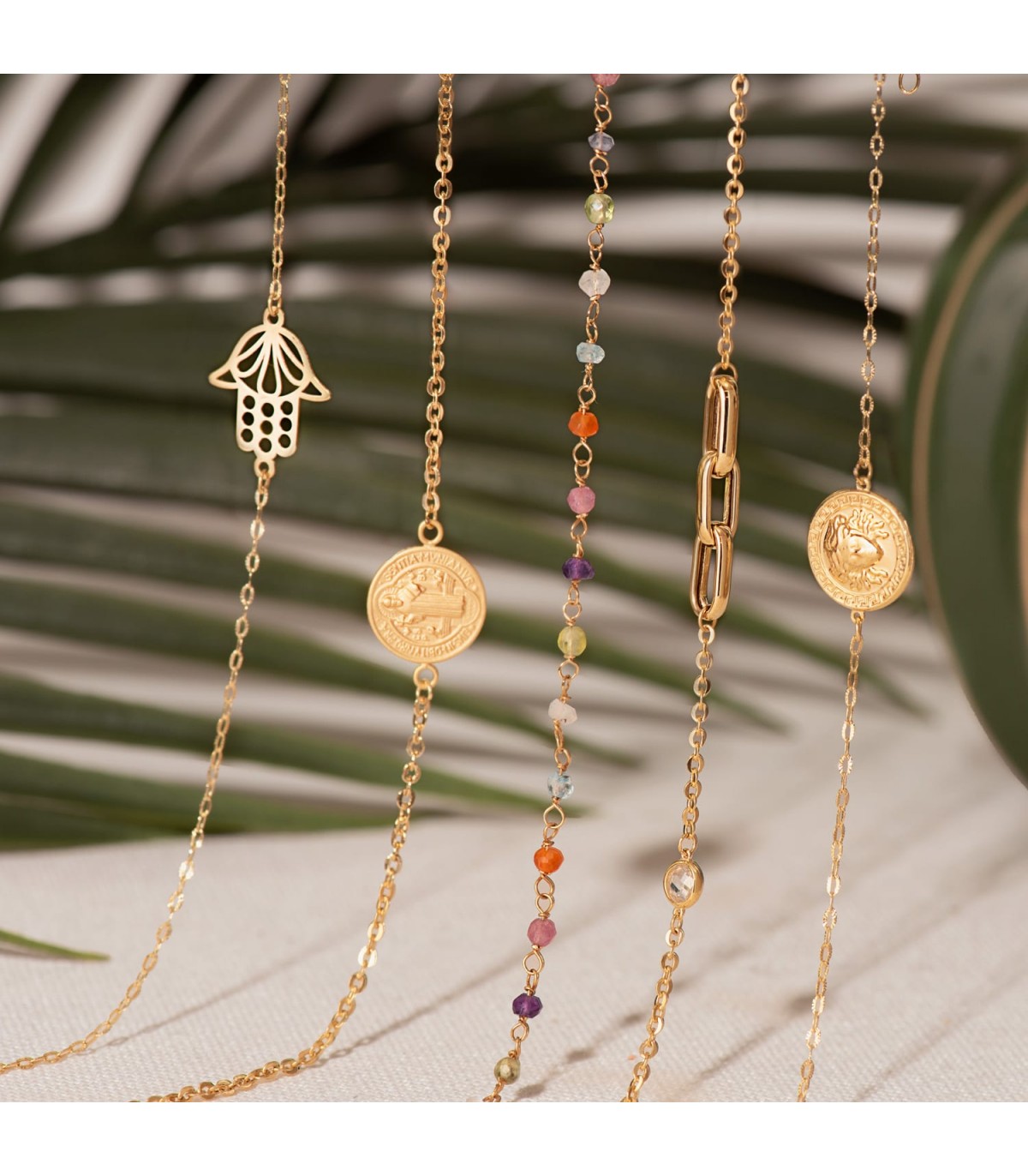 Pulsera mujer Festival oro 18K