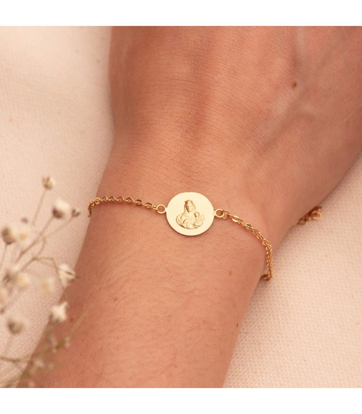 Bracciale scapolare 10 mm in oro 18kt 20 cm
