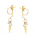 Pendientes Oro 18K Yelena Ear Jacket. Joyas para mujer, joyería online. Pendientes modernos.