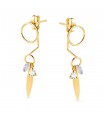 Pendientes Oro 18K Yelena Ear Jacket