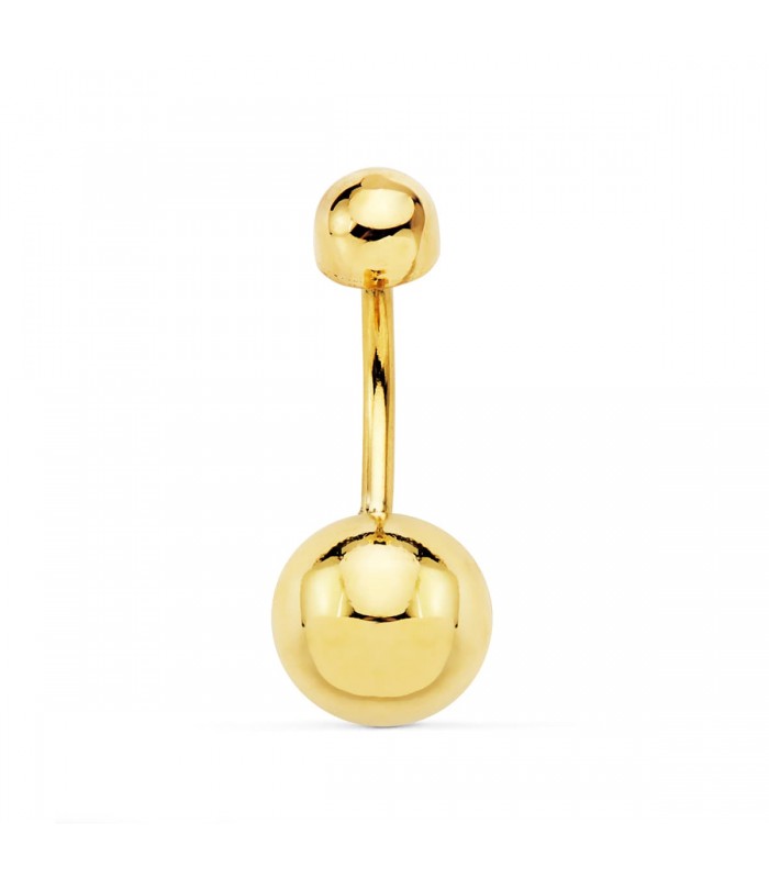 Piercing Ombligo Oro Amarillo 18K. Piercings de mujer para el ombligo.