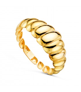 Bague Croissant Or Jaune 18K