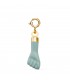 Hand Charm-Anhänger 750 Gold, Faust 18K blau – Glücksbringer & Schutzsymbol
