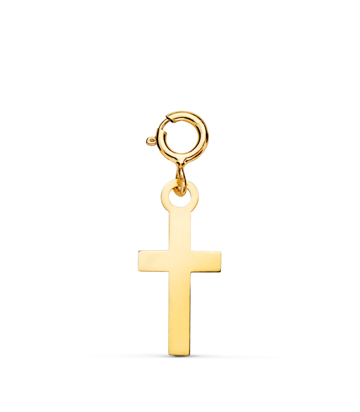 Charm or jaune 18K Croix - Pendentifs pour femmes.