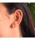Trendige Ohrringe aus 18K Gelbgold – Tropfenform 16 mm – elegant und stilvoll