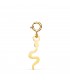 Charm oro amarillo 18K serpiente. Colgantes para mujer.