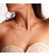 Collier Soleil Femme Or Jaune 18K 40 cm