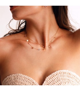 Collana Sole da donna oro giallo 18kt 40 cm
