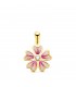 Colgante Niña Hawai Oro 18K Flor 11mm