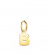 Initiale B Pendentif or 750. Lettre, prénom, nom, colliers avec initiales.