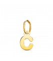 Iniziale C Ciondolo oro 18 kt