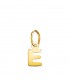 Initiale E Pendentif or 750. Lettre, prénom, nom, colliers avec initiales.