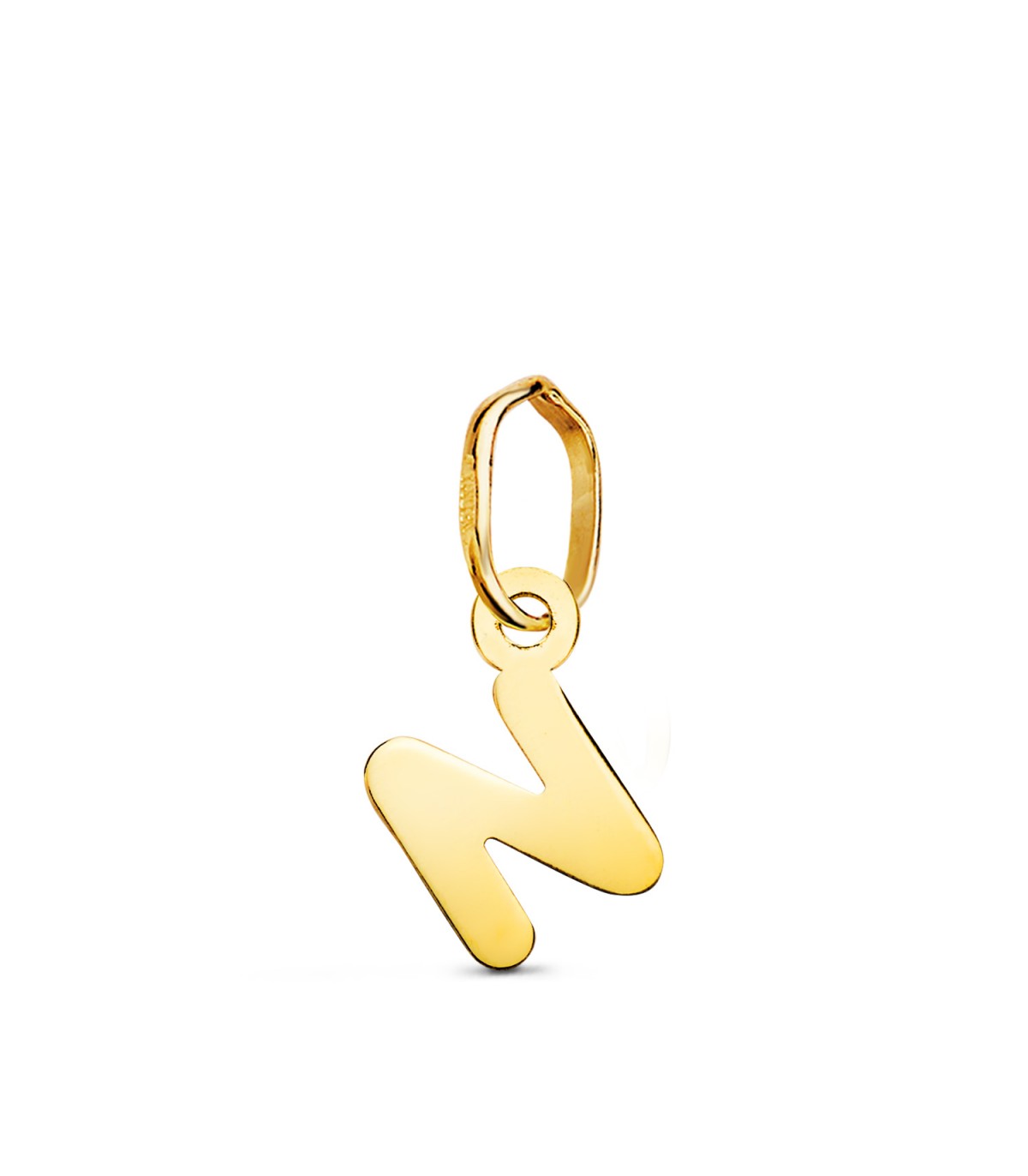 Initiale N Pendentif or 750. Lettre, prénom, nom, colliers avec initiales.