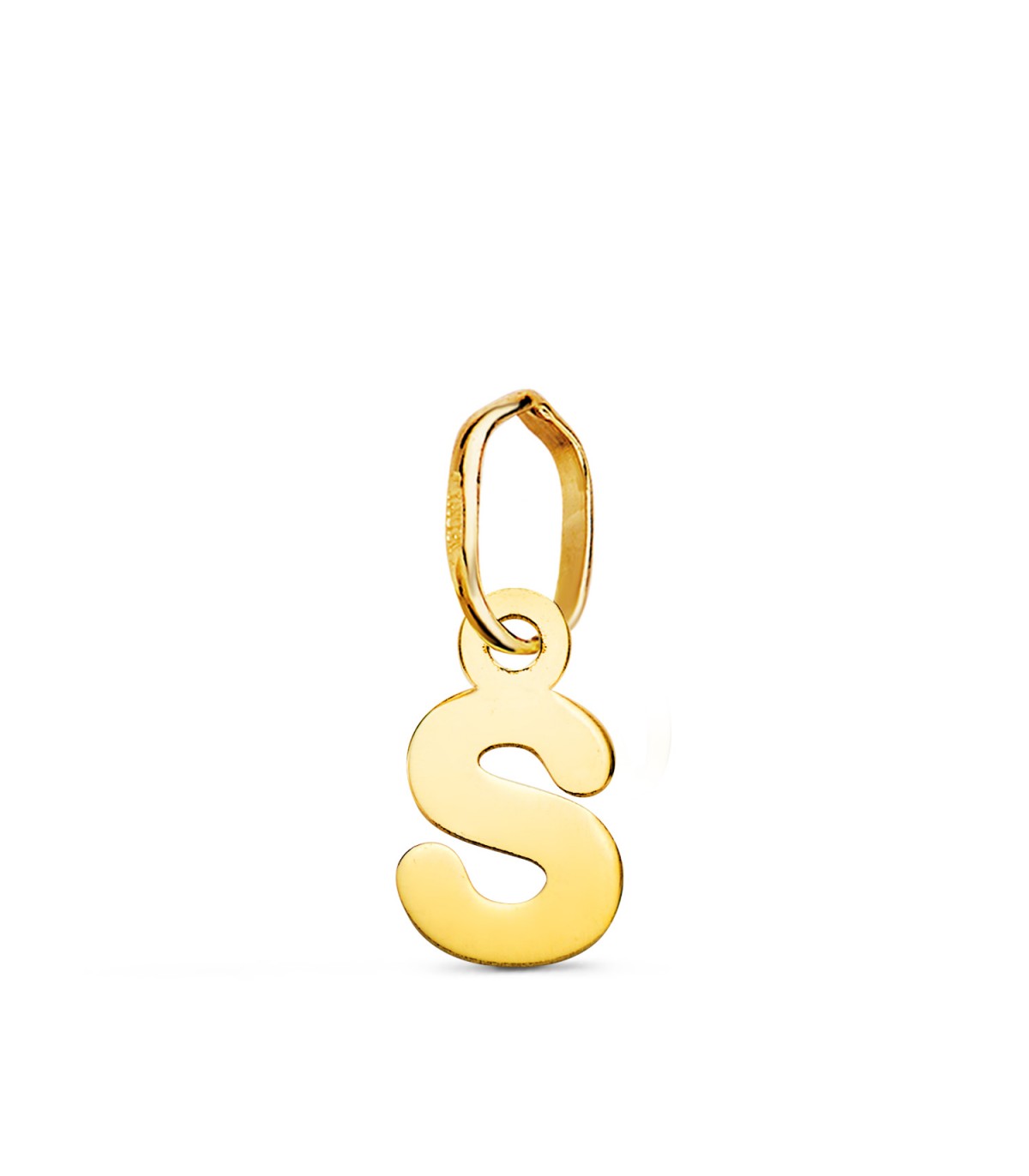 Initiale S Pendentif or 750. Lettre, prénom, nom, colliers avec initiales.