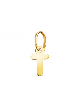 Initiale T Pendentif or 750. Lettre, prénom, nom, colliers avec initiales.