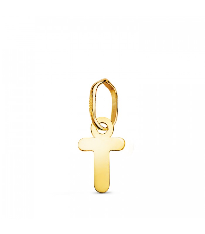 Initiale T Pendentif or 750. Lettre, prénom, nom, colliers avec initiales.