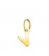 Initiale V Pendentif or 750. Lettre, prénom, nom, colliers avec initiales.