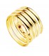 Vintage Schlangenring in Gelbgold 750/ und Rubinen | Bandringe bei ALDA online kaufen