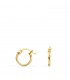 Pendientes aro oro 18 kilates 11 mm. Joyas de mujer en oro. Aros de grosor 1,5 mm.