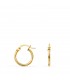 Orecchini a cerchio in oro 18 carati 13 mm